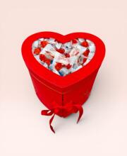 Подарунковий набір бокс для неї «Sweet Surprise Hearts» №163