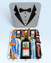 Подарочный набор бокс для него "Jäger Sweet Prestige" №372