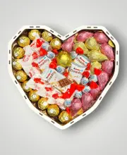 Подарунковий набір бокс для неї "Golden Heart of Love" №343