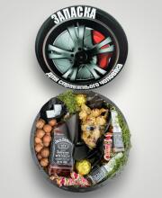 Подарочный набор бокс для него "Whiskey & Gold Selection" №359