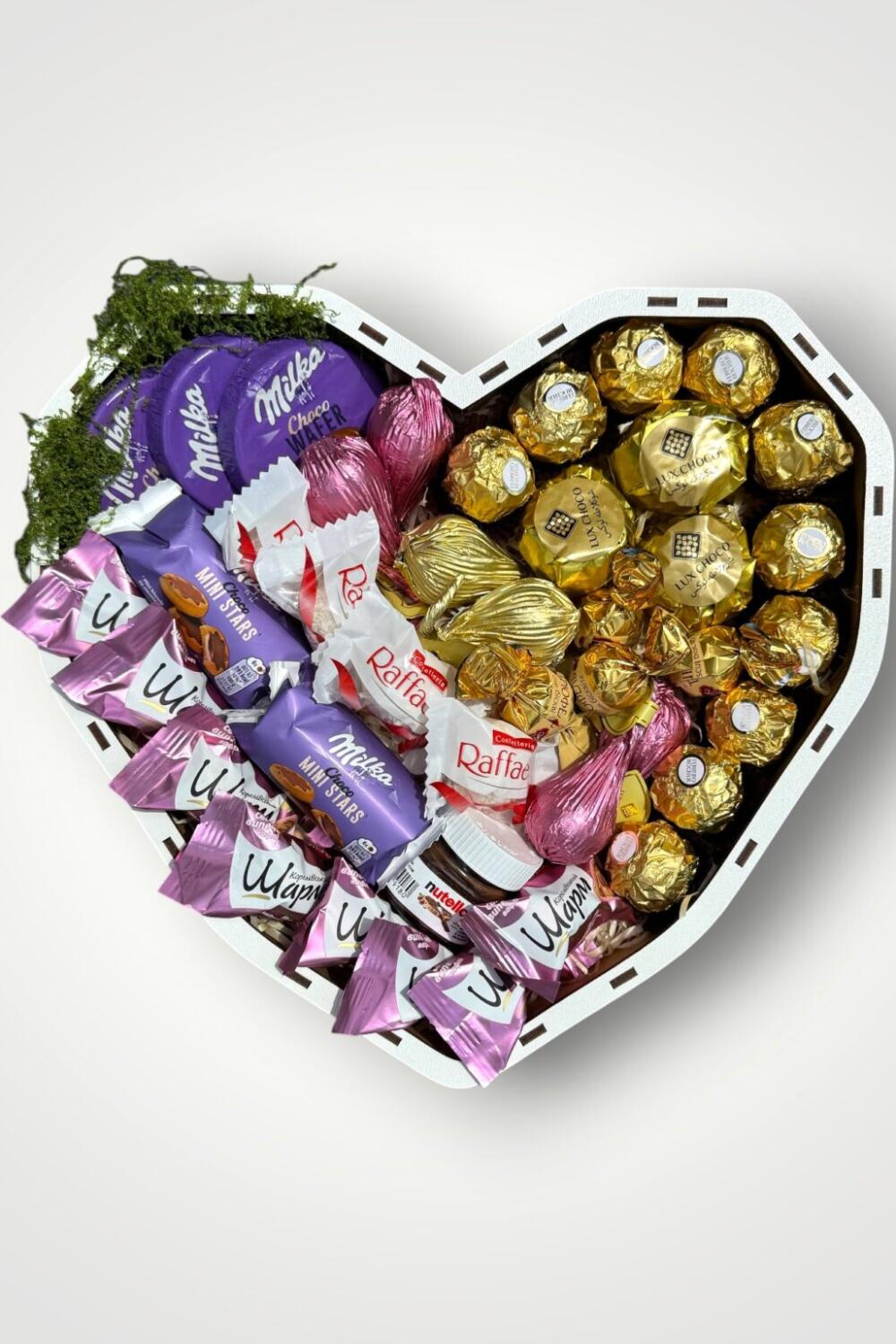 Подарунковий набір бокс для неї "Golden Heart Elegance" №301