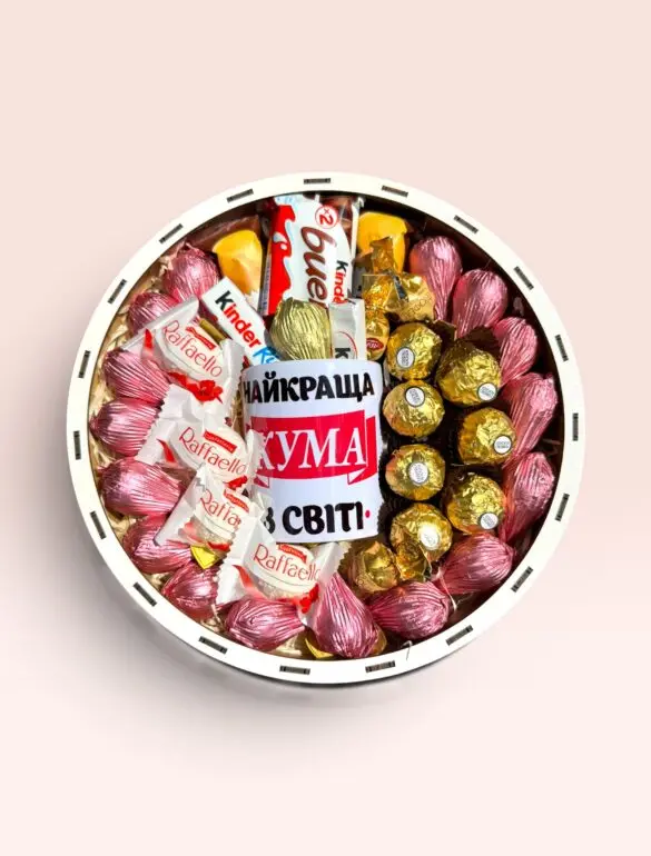 Подарунковий набір бокс для неї "Sweet Godmother Box" №255