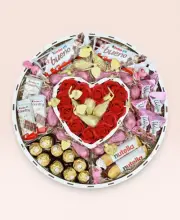 Подарунковий набір бокс для неї "Love & Sweet Elegance" №171
