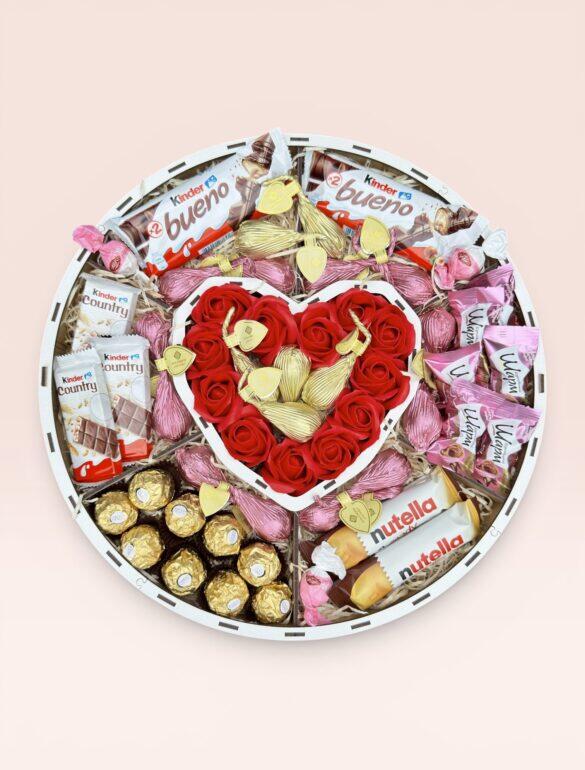 Подарунковий набір бокс для неї "Love & Sweet Elegance" №171