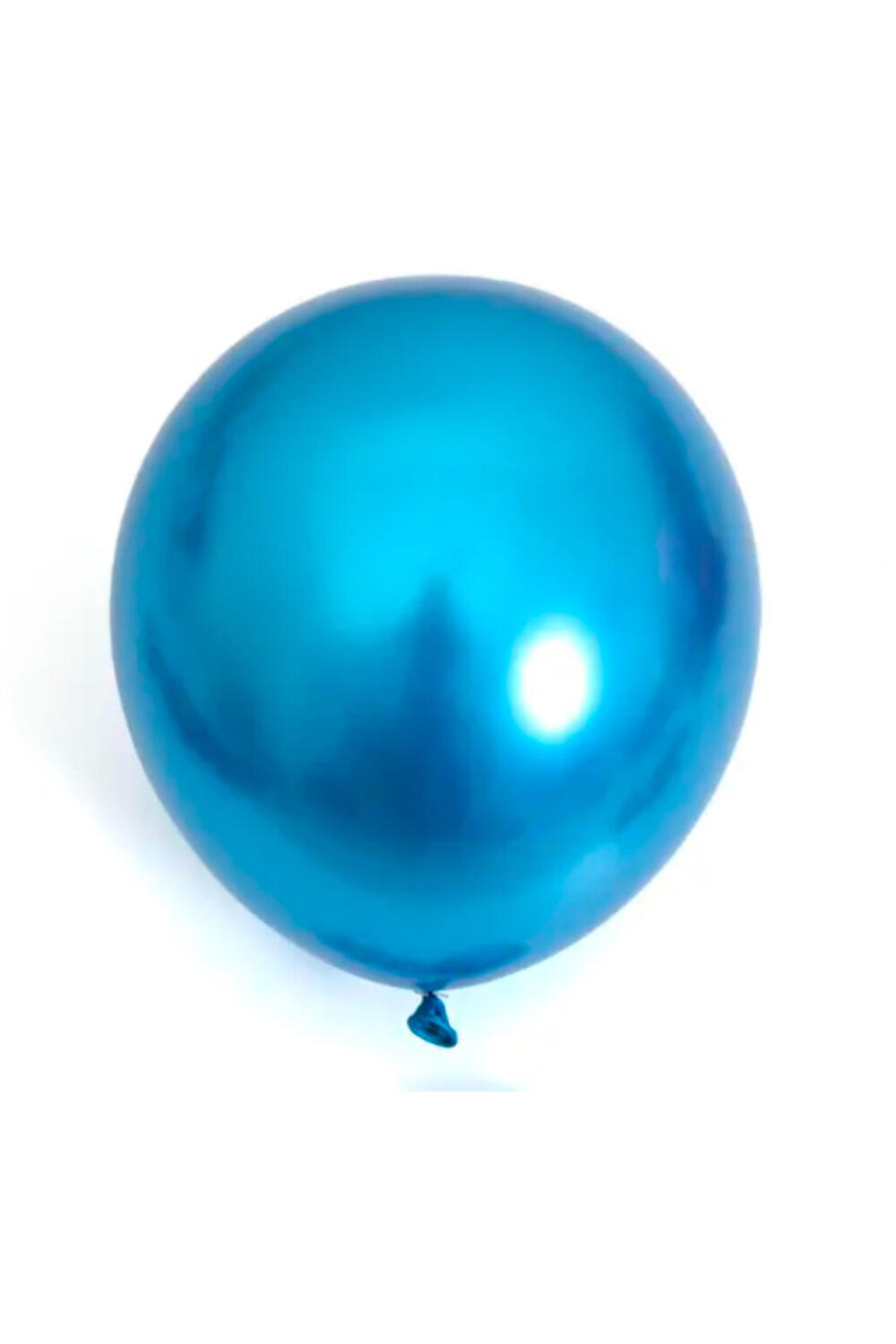 Шарик латексный 13" Хром синий ShinyBlue