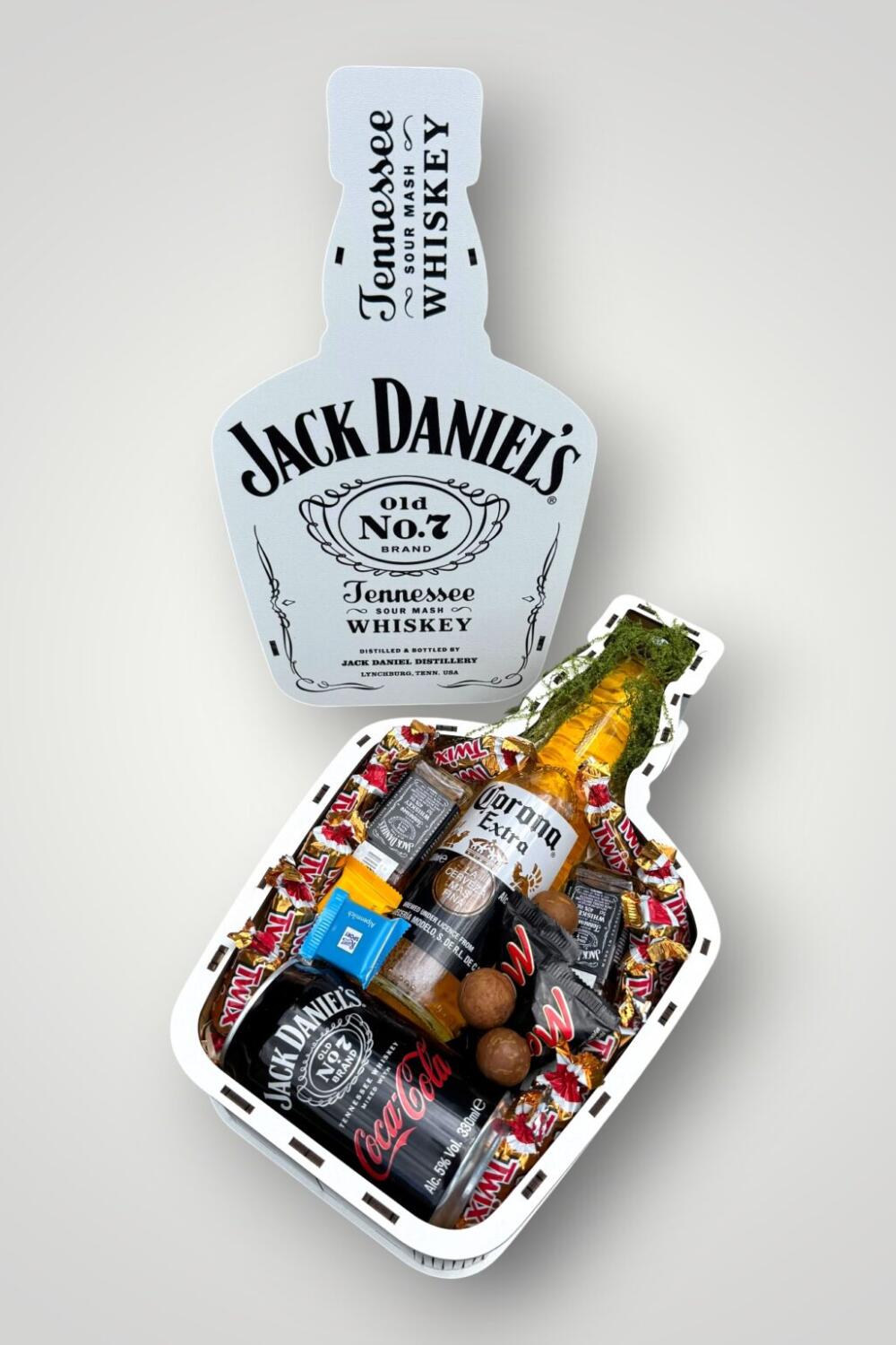 Подарочный набор бокс для него "Gentleman's Beer & Whiskey Box" №308