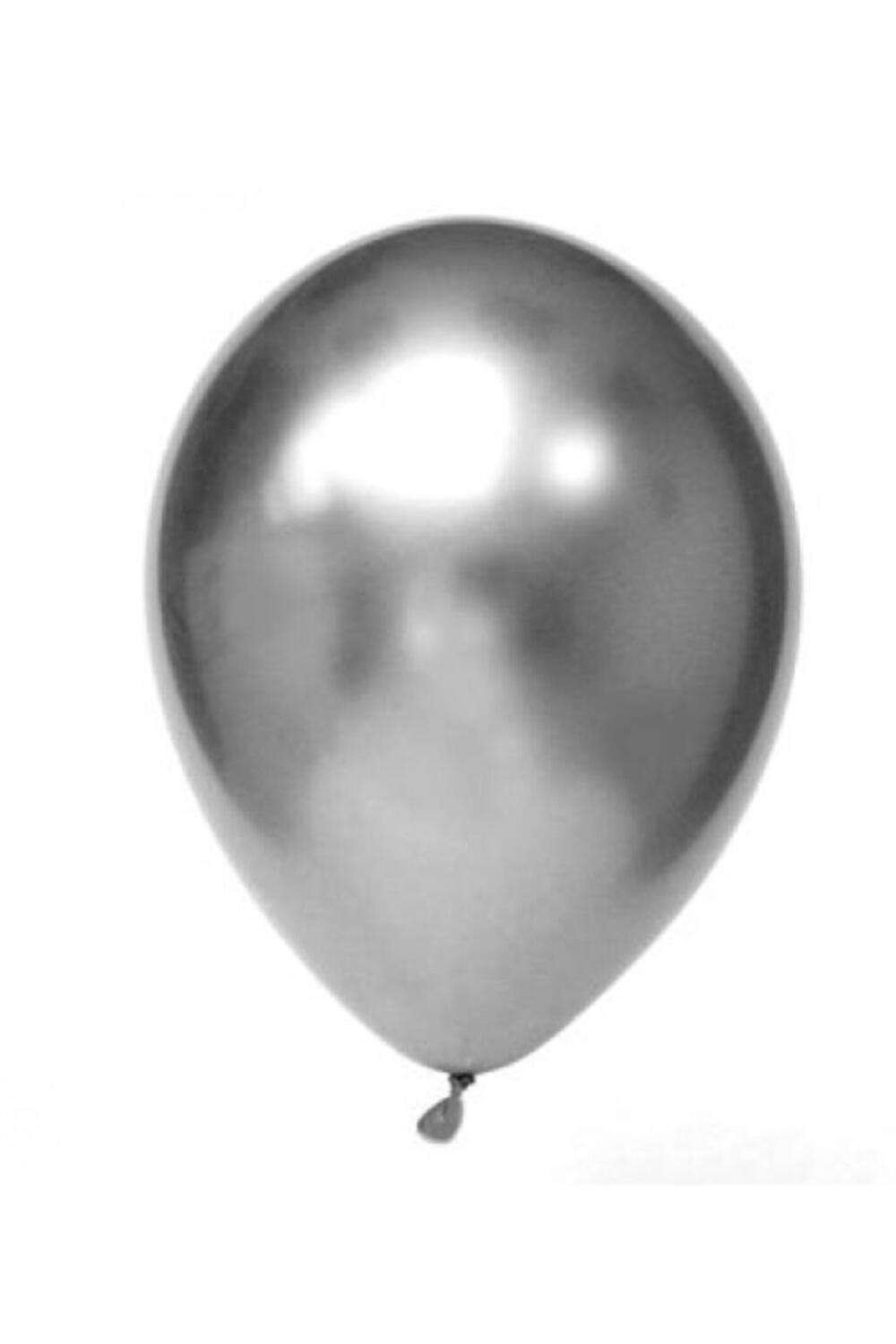 Шарик латексный 13" Хром серебряный ShinySilver