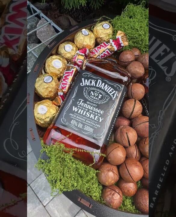 Подарочный набор бокс для него "Double Whiskey Deluxe" №337