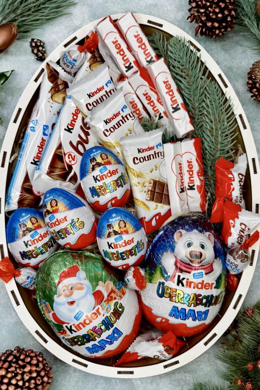 Подарочный набор бокс "Kinder Зимняя Сказка" №92