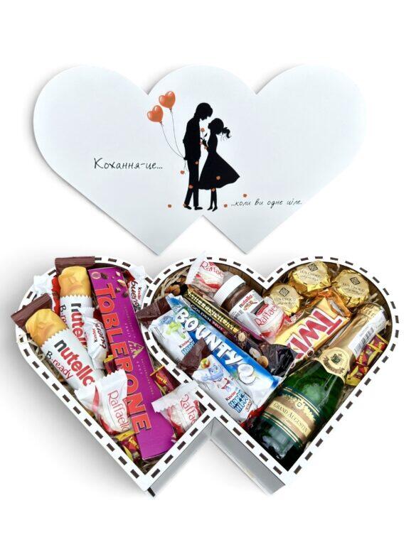 Подарунковий набір бокс для неї «Double Sweet Celebration» №144