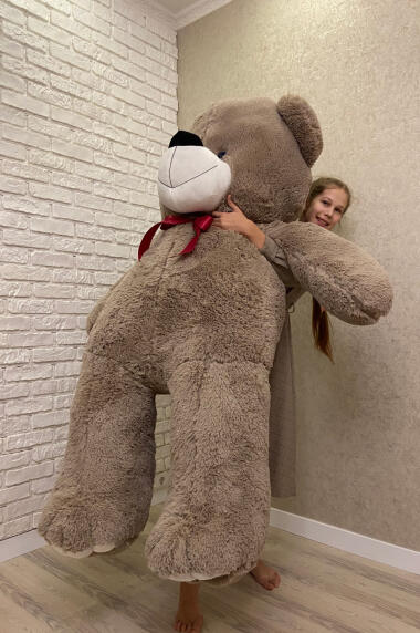 Мишка Ветли 200 см Капучино