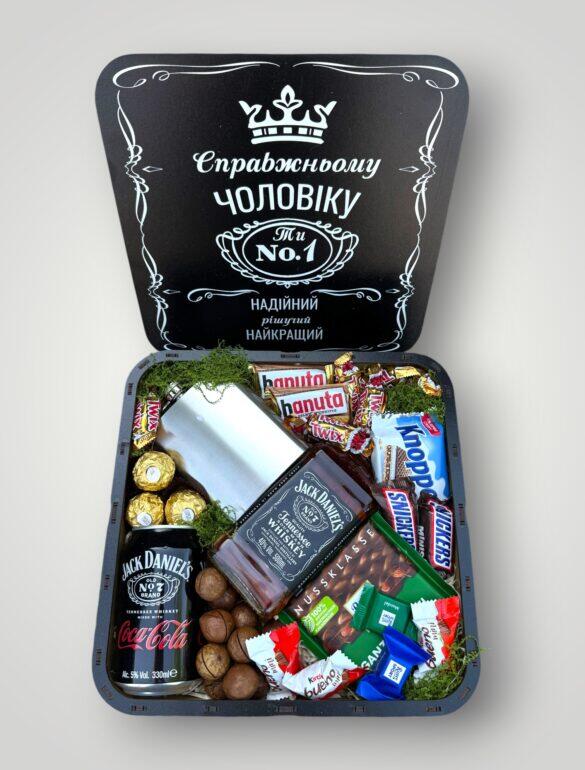 Подарочный набор бокс для него "Gentleman's Nut Box" №318