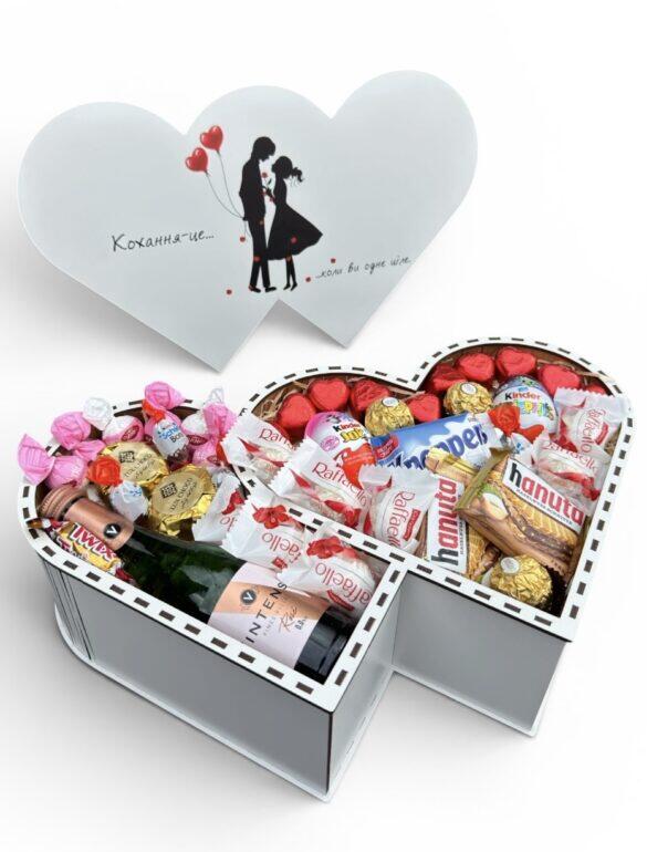 Подарунковий набір бокс для неї «Double Love Box» №139