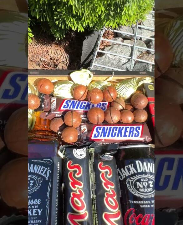 Подарочный набор бокс для него "Jack Daniel's Sweet Combo" №212