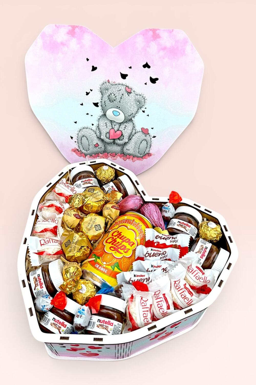 Подарунковий набір бокс для неї "Nutella Love Box" №249