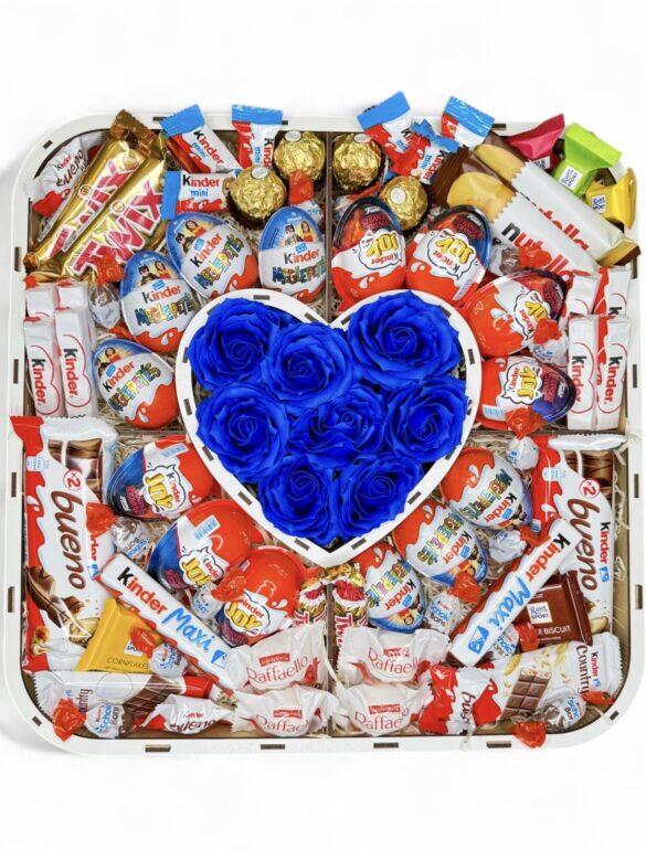 Солодкий набір бокс "Royal Blue Delight" №79