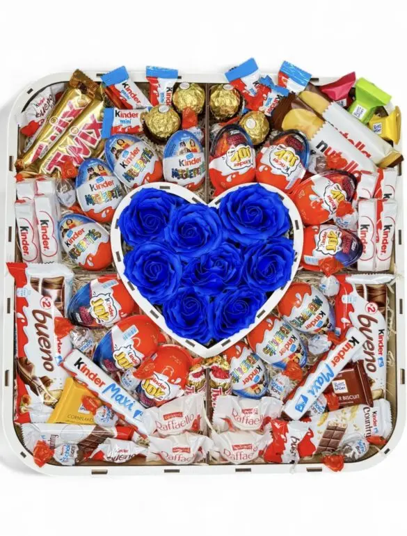 Солодкий набір бокс "Royal Blue Delight" №79