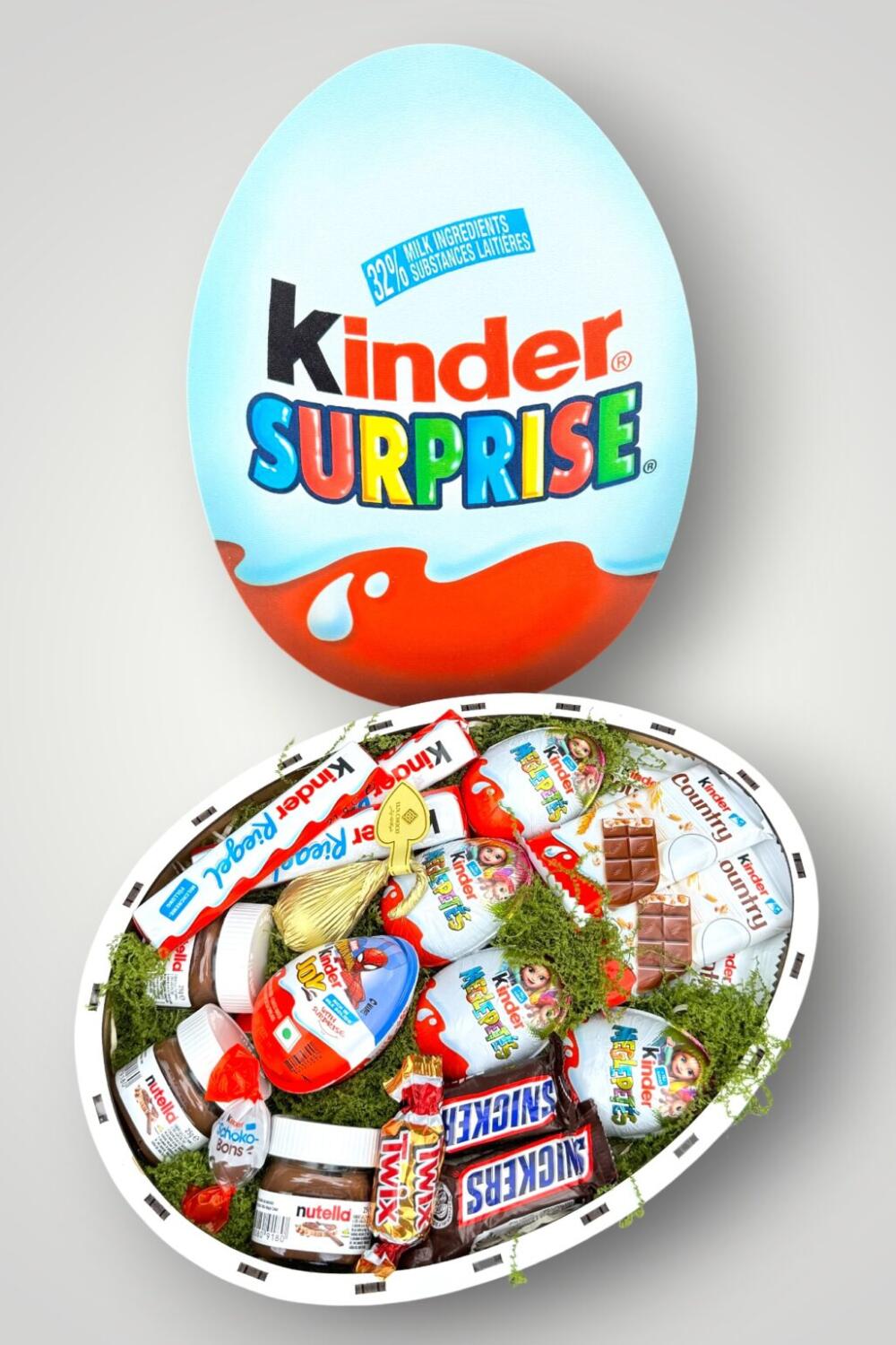 Подарочный набор бокс для нее "Nutella & Kinder Party" №353