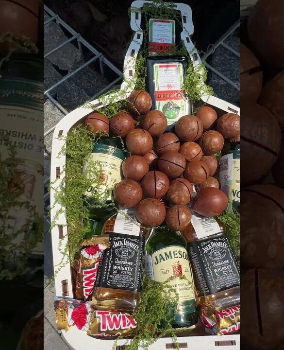 Подарочный набор бокс для него "Whiskey Bottle Prestige" №345
