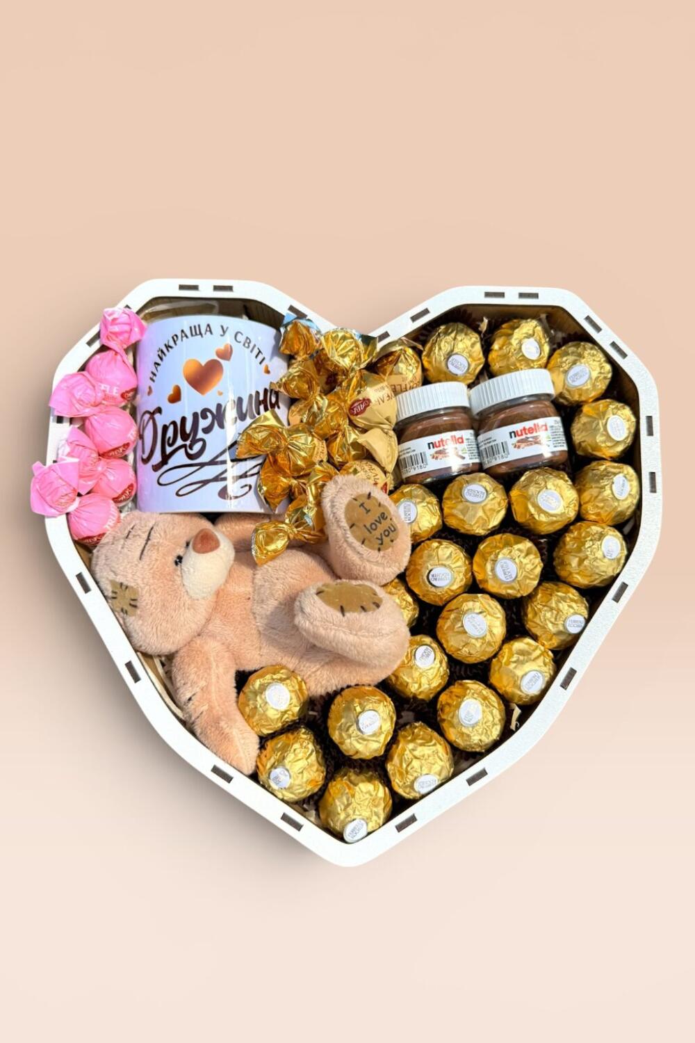 Подарунковий набір бокс для неї "Sweet Heart for Wife" №254