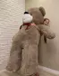 Ведмедик Ветлі 200 см Капучино