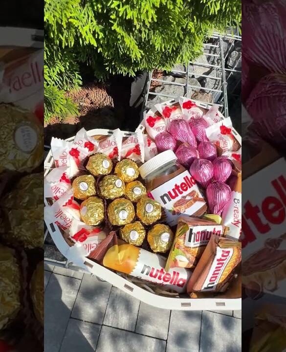 Подарунковий набір бокс для неї "Nutella & Ferrero Magic" №227