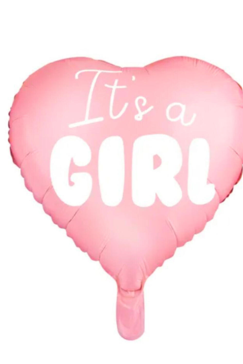 Шарик фольгированный сердце -  It's a girl, 45см"