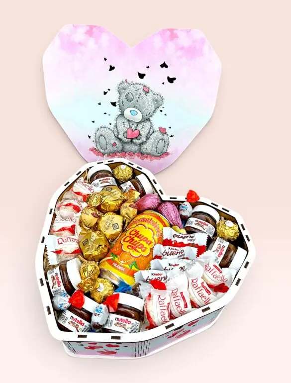 Подарунковий набір бокс для неї "Nutella Love Box" №249
