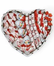 Крафтовий бокс з солодощами Kinder для неї №39