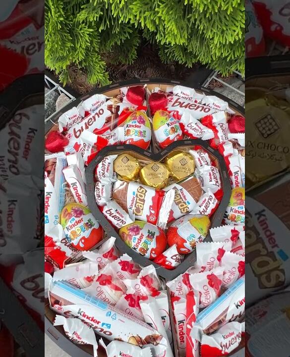 Подарунковий набір бокс для неї «Romantic Kinder Treasure» №165
