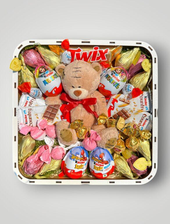 Подарочный набор бокс для нее "Sweet Teddy Party" №349