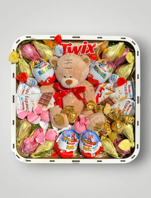 Подарунковий набір бокс для неї "Sweet Teddy Party" №349
