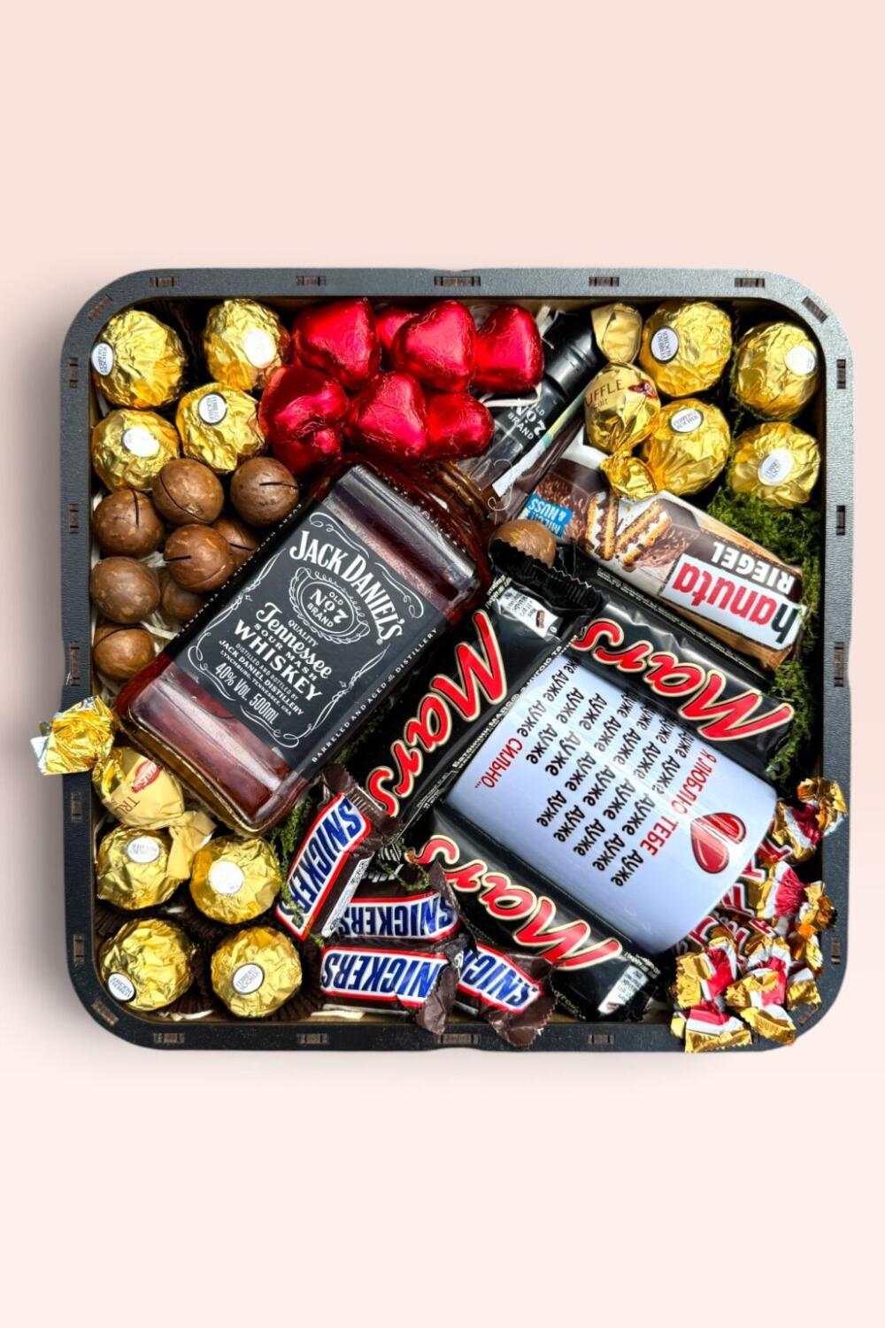 Подарочный набор бокс для него "Jack's Chocolate Reserve" №380
