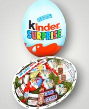 Подарочный набор бокс для нее "Nutella & Kinder Party" №353