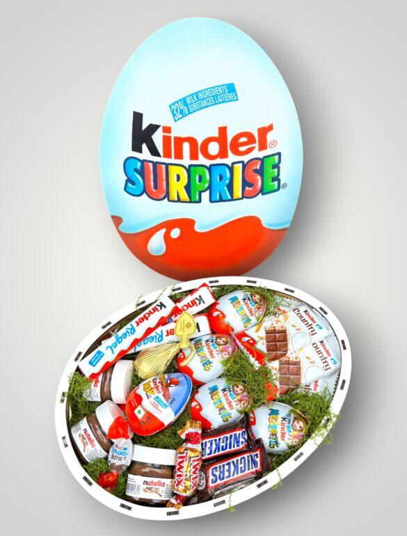 Подарочный набор бокс для нее "Nutella & Kinder Party" №353