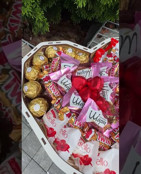 Подарунковий набір бокс для неї "Love & Chocolate Harmony" №235