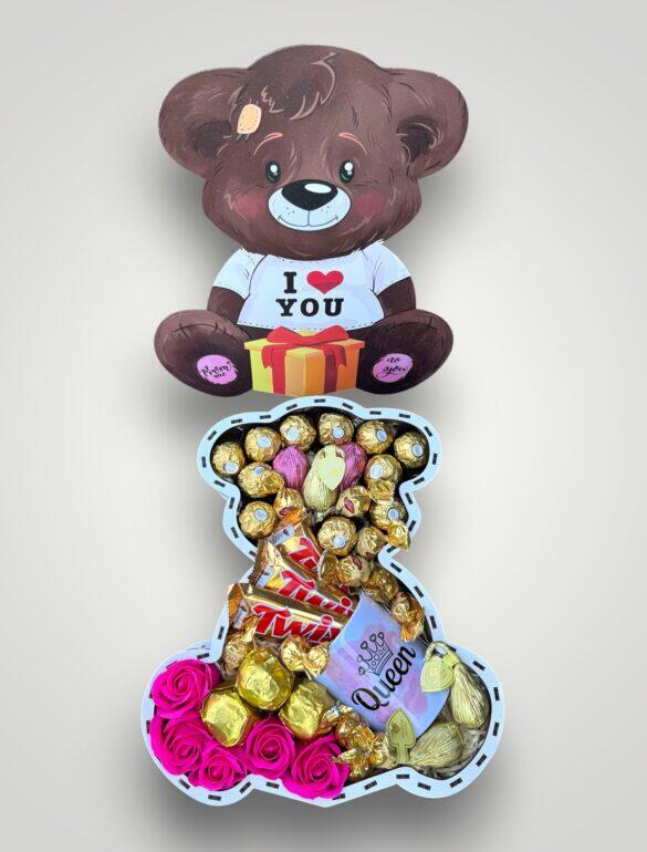 Подарочный набор бокс для нее "Queen's Teddy Treats" №326
