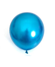 Шарик латексный 13" Хром синий ShinyBlue