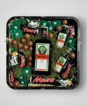 Подарочный набор бокс для него "Jäger Emerald Edition" №360