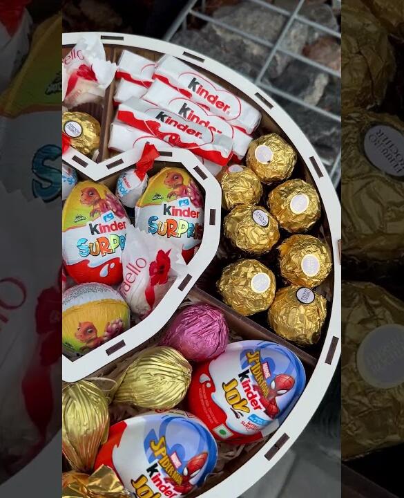 Подарунковий набір бокс для неї "Kinder & Ferrero Surprise" №247