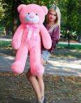 Мишка Монти 120 см Розовый