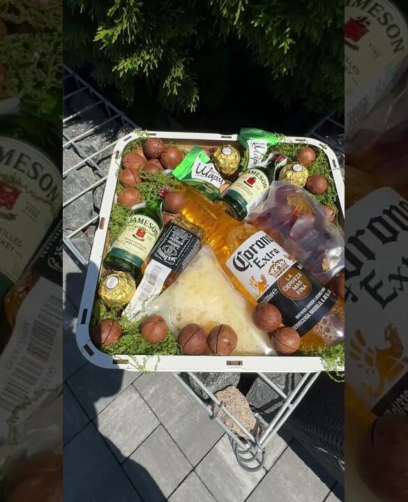 Подарочный набор бокс для него Jameson & Corona Deluxe" №335