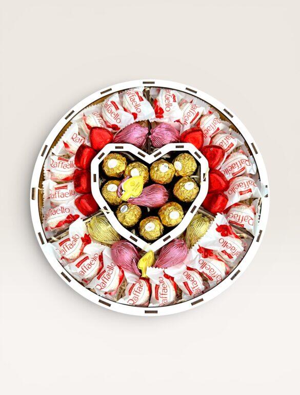 Подарунковий набір бокс для неї "Sweet Heart Elegance" №245