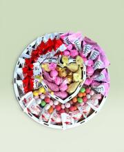 Подарунковий набір бокс для неї "Pink Chocolate Fantasy" №226