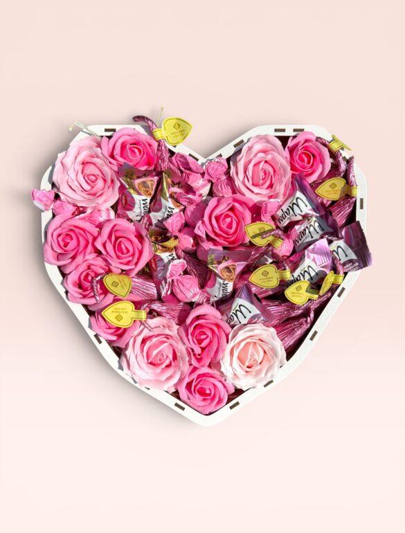 Подарочный набор бокс для нее "Pink Love Collection" №378