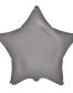 Фольга Flexmetal Звезда 18" "Платиновая Matte Moonlight Silver"