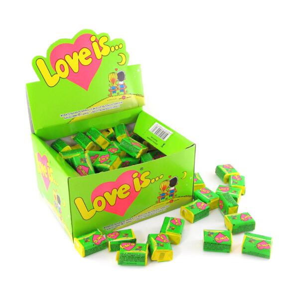 Блок жуйок "LOVE IS" 100шт. PREMIUM
