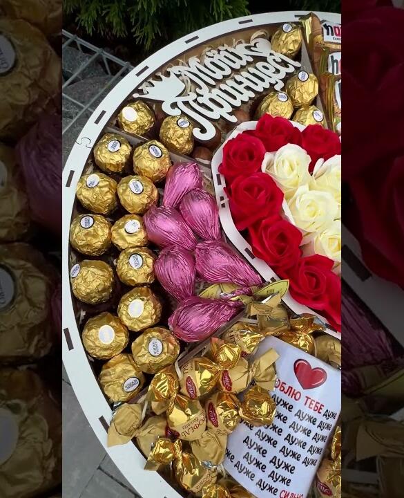 Подарочный набор бокс для нее "Golden Rose Elegance" №290