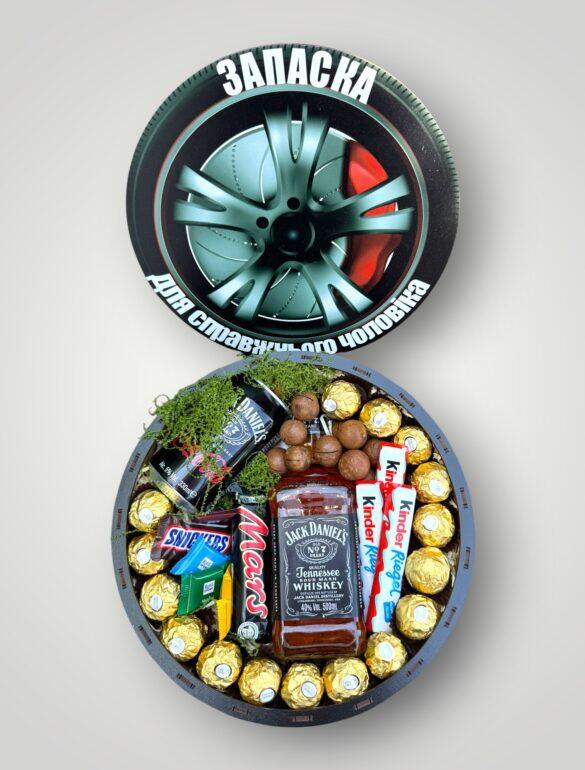 Подарочный набор бокс для него "Jack's Chocolate Crown" №328