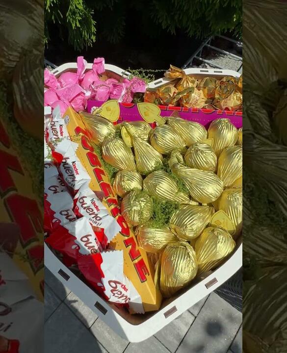 Подарунковий набір бокс для неї "Sweet Golden Romance" №314